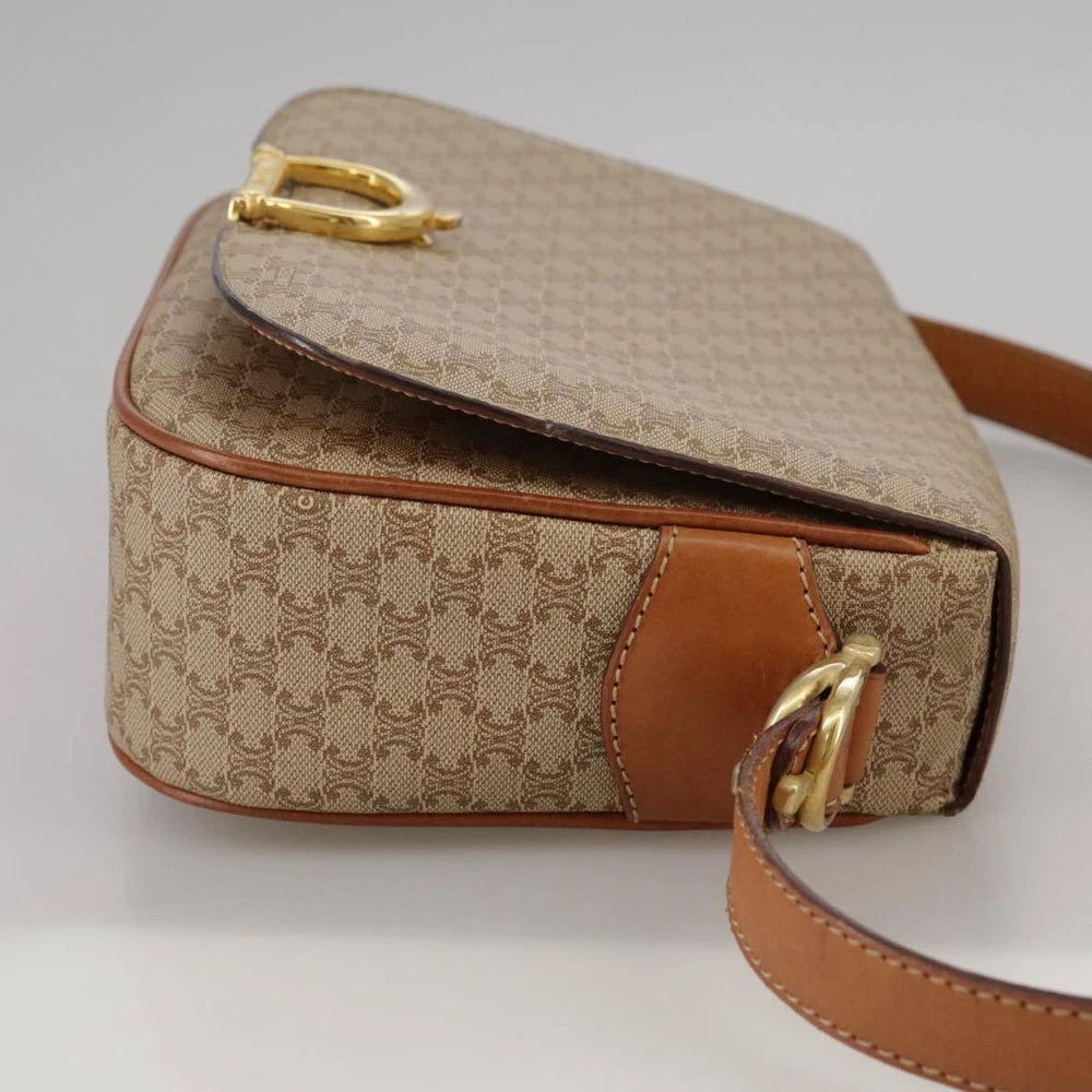 CELINE SHOULDER BAG MACADAM CANVAS