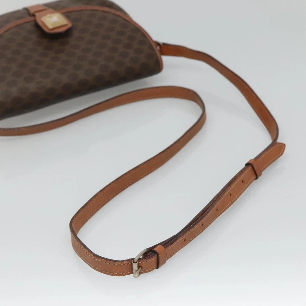 VINTAGE CELINE CROSSBODY BAG MACADAM CANVAS