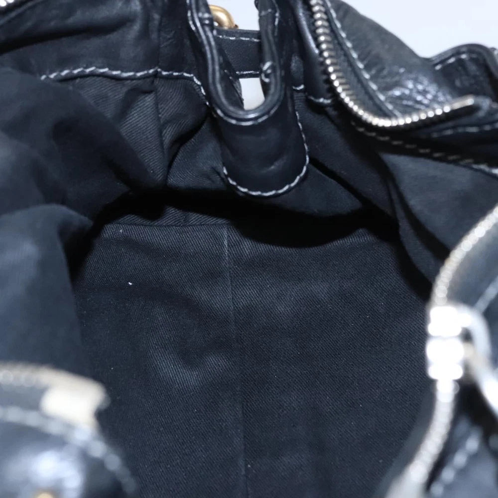 CHLOE PADDINGTON BAG BLACK LEATHER