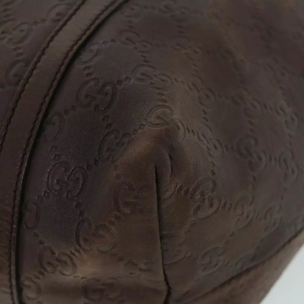 GUCCI GUCCISSIMA SHOULDER BAG GG CANVAS
