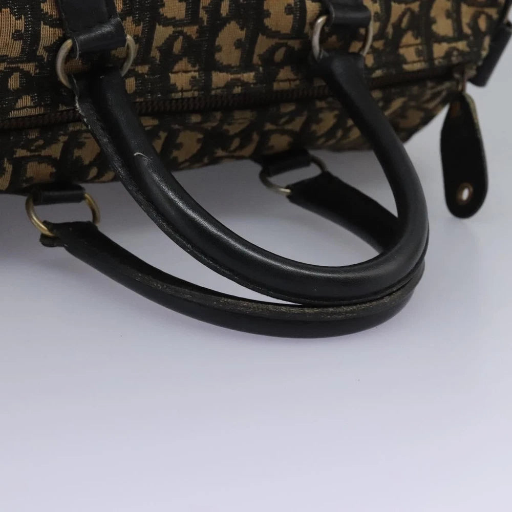 CHRISTIAN DIOR BOSTON BAG 30 TROTTER CANVAS