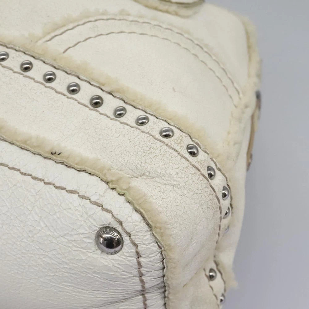 PRADA BAG WHITE LEATHER