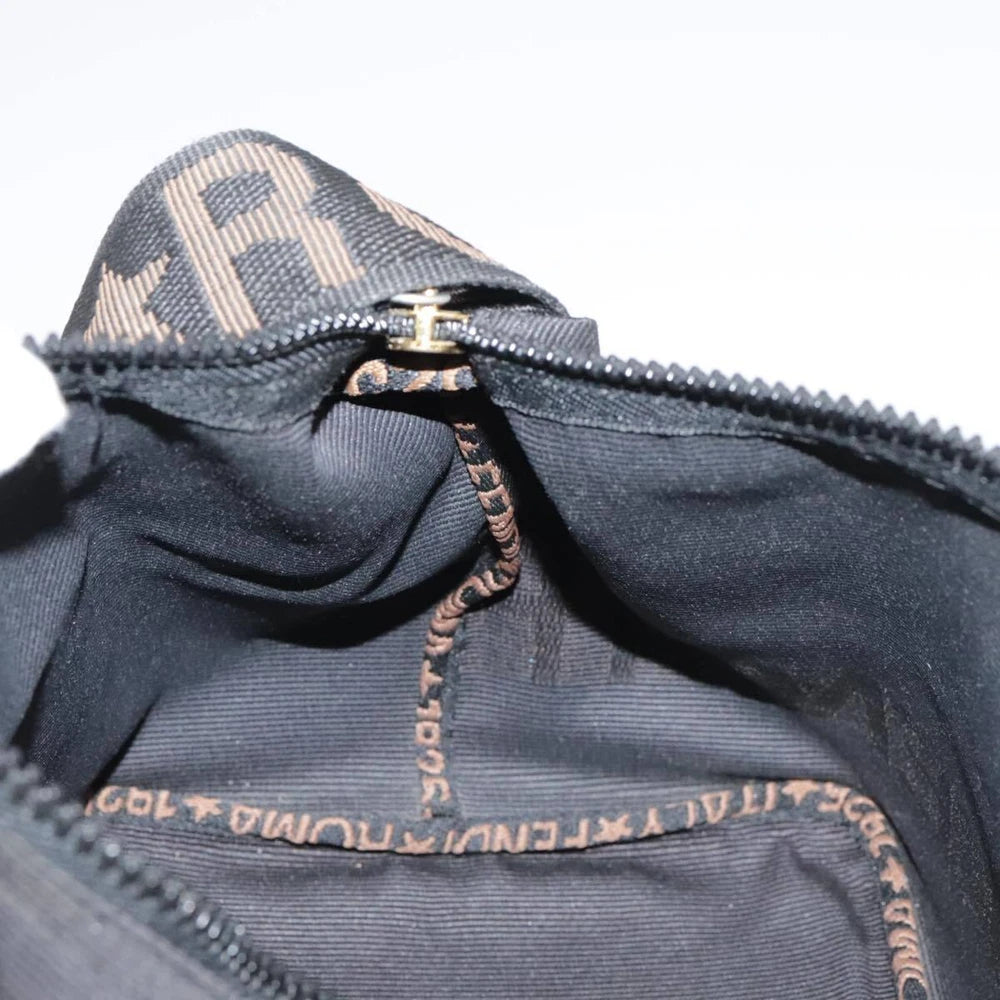 FENDI BAG BLACK CANVAS