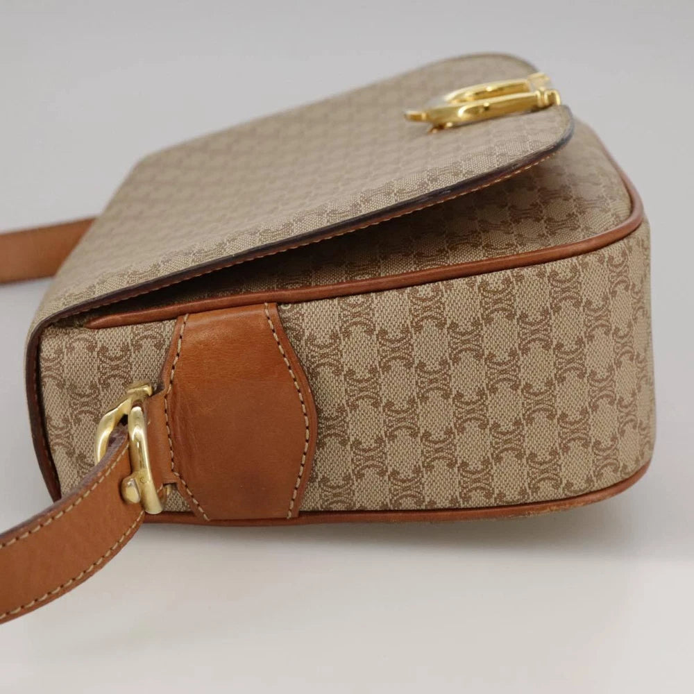 CELINE SHOULDER BAG MACADAM CANVAS