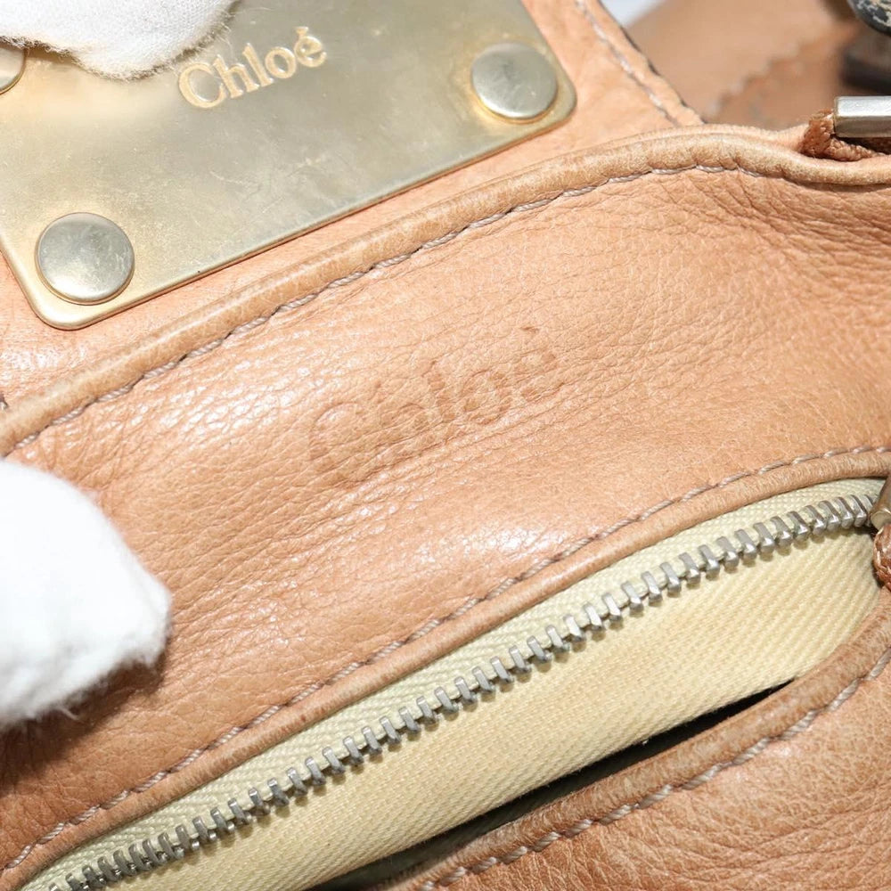CHLOE PADDINGTON BAG BEIGE LEATHER