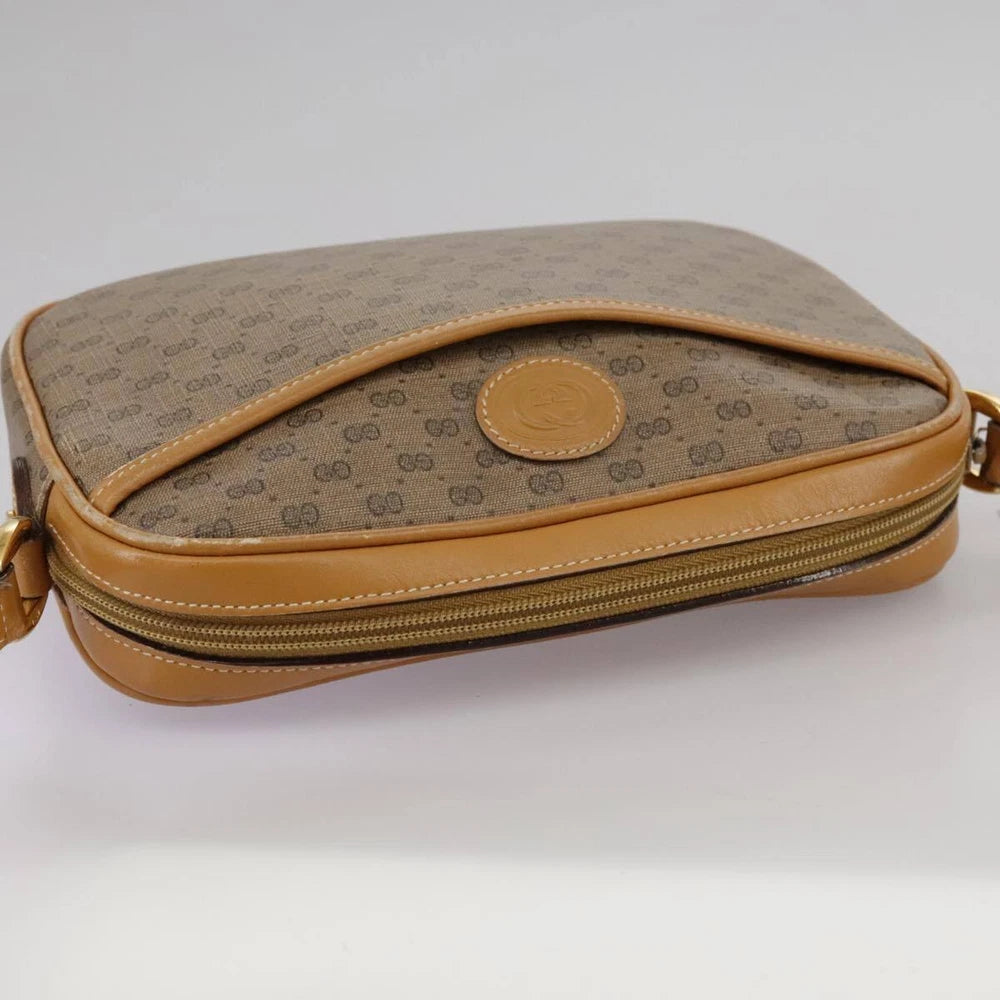 GUCCI SHOULDR BAG GG CANVAS