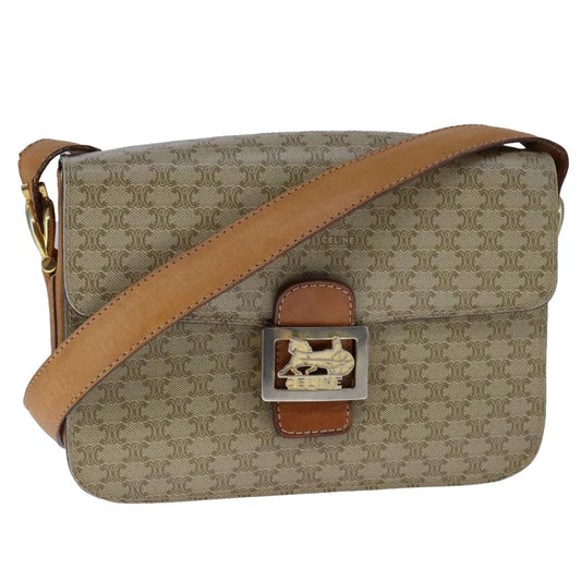 CELINE HORSE CARRIAGE BAG MACADAM CANAVS