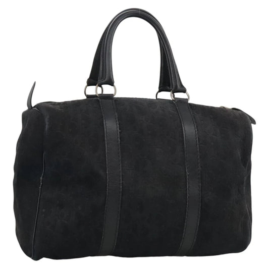 CHRISTIAN DIOR BOSTON BAG 30 TROTTER CANVAS