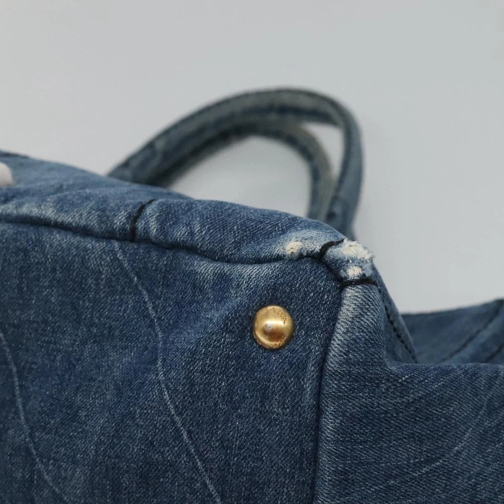 PRADA CANAPA BAG DENIM