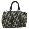 Dior Boston Bag 30 - Navy Trotter Canvas