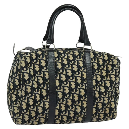 Dior Boston Bag 30 - Navy Trotter Canvas