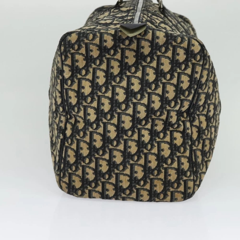 Vintage Dior Boston Bag 40 - Navy Trotter Canvas