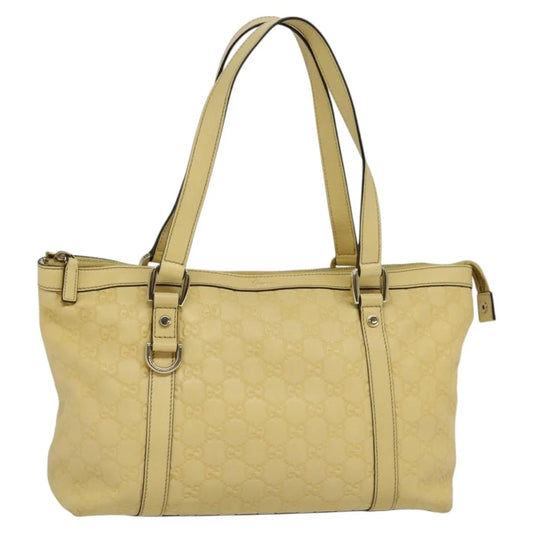 Gucci Guccissima Tote Bag - Yellow Leather