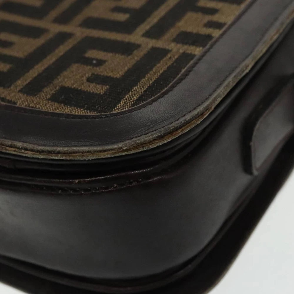 VINTAGE FENDI CROSSBODY BAG ZUCCA CANVAS