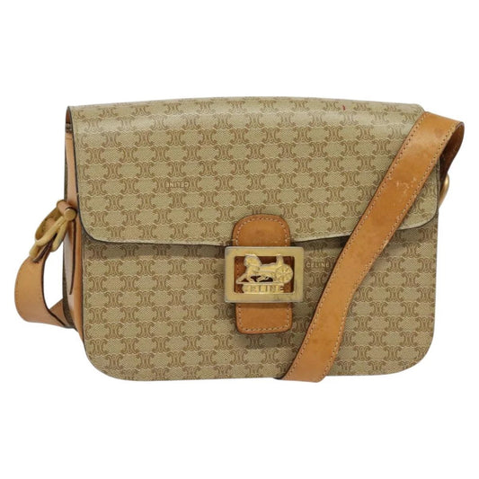 CELINE HORSE CARRIAGE BAG MACADAM CANAVS