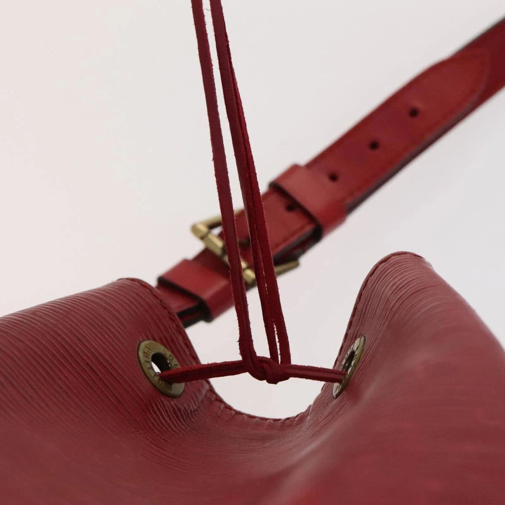 LOUIS VUITTON PETIT NOE BAG RED EPI LEATHER