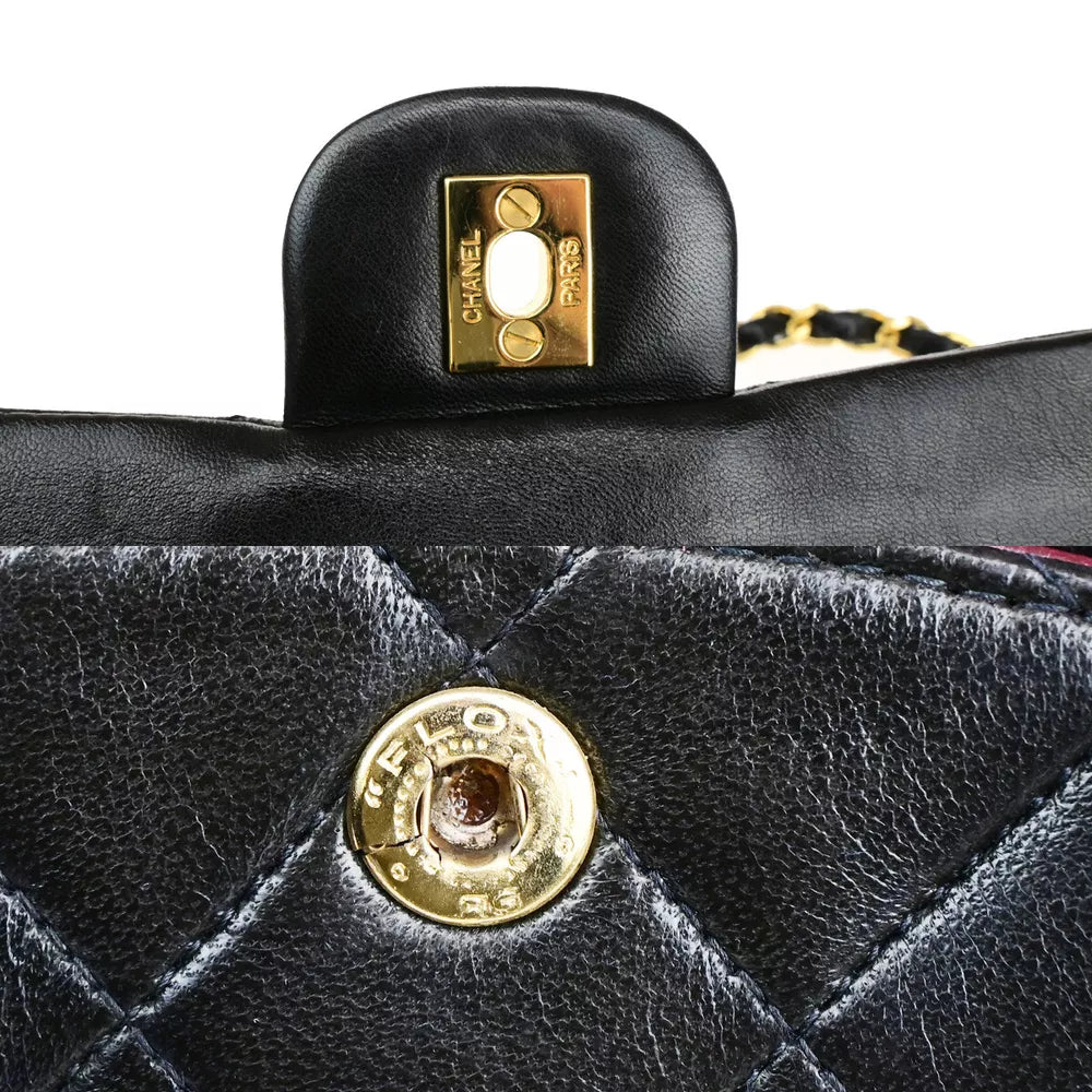 VINTAGE CHANEL MATELASSE 25 DOUBLE FLAP BAG