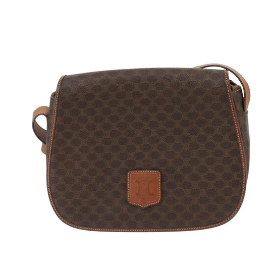 VINTAGE CELINE CROSSBODY BAG MACADAM CANVAS