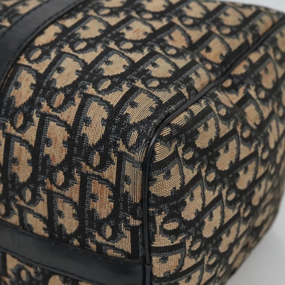 CHRISTIAN DIOR BOSTON BAG 30 TROTTER CANVAS