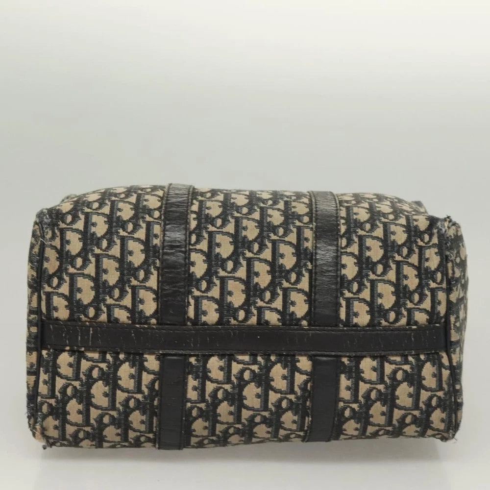 Christian Dior Boston Bag 30 -  Navy Trotter Canvas