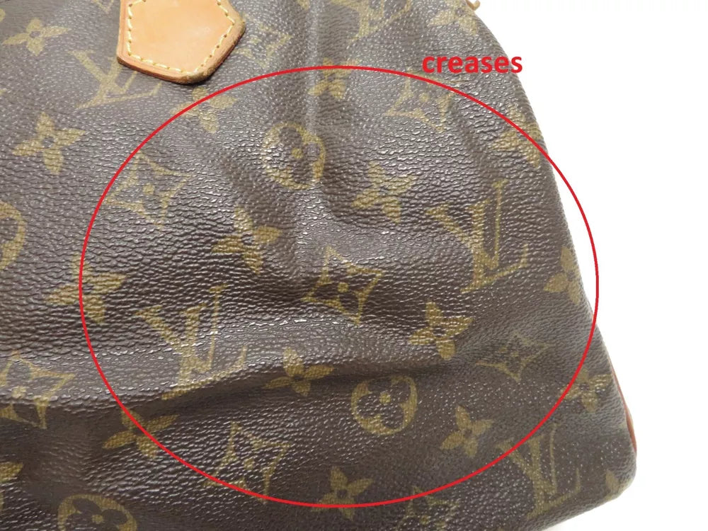 LOUIS VUITTON SPEEDY 30 BAG MONOGRAM CANVAS