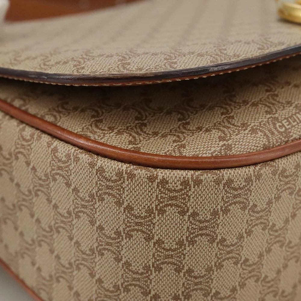 CELINE SHOULDER BAG MACADAM CANVAS