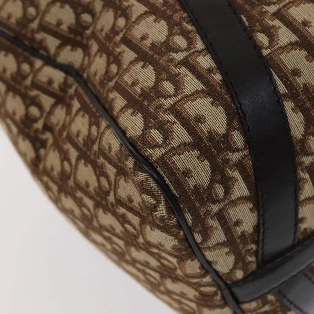 CHRISTIAN DIOR BOSTON BAG 40 TROTTER CANVAS