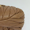 MIU MIU BAG BROWN MATELASSE LEATHER