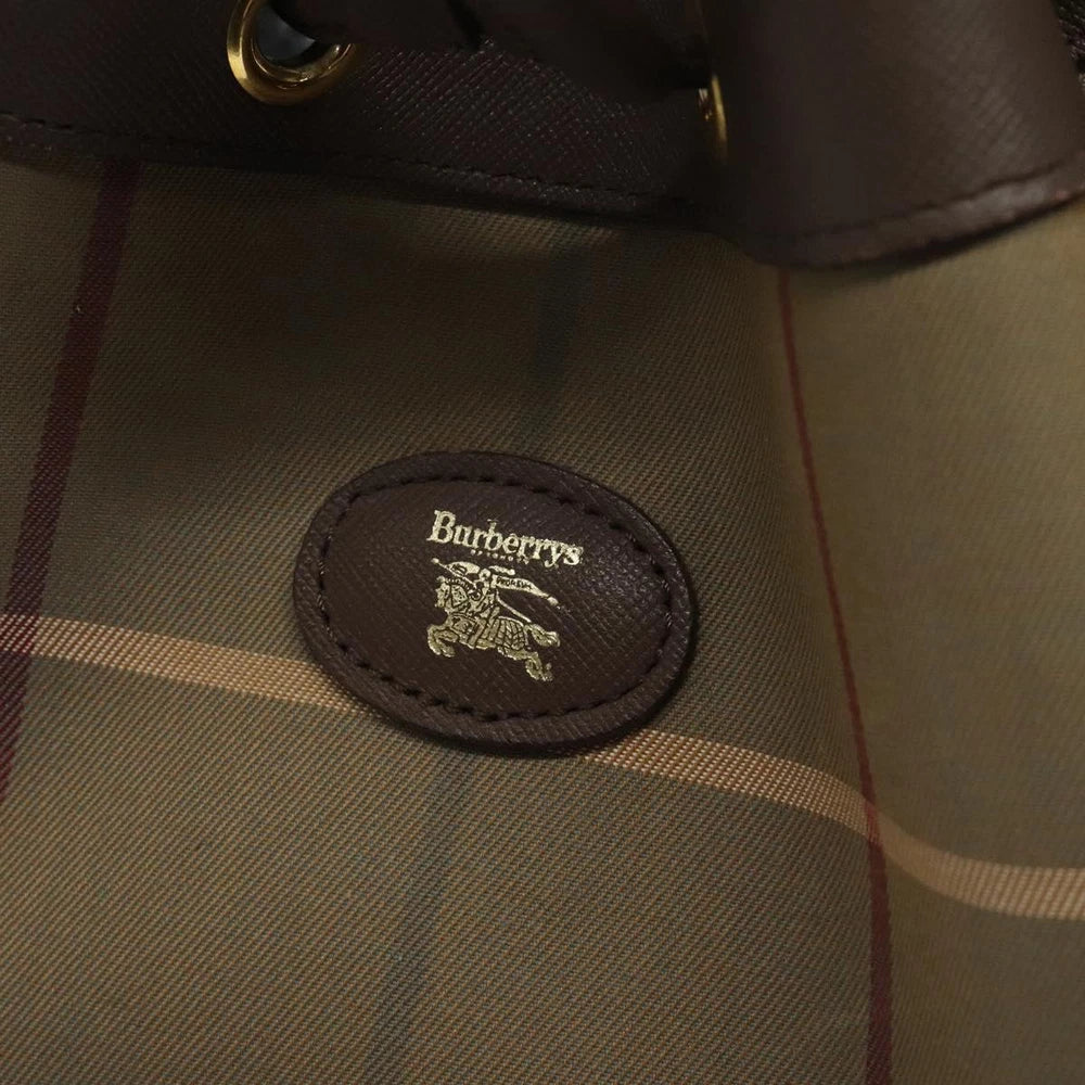 Vintage Burberry Bucket Bag - Nova Check Canvas