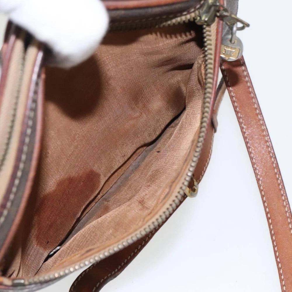 VINTAGE CELINE CROSSBODY BAG MACADAM CANVAS