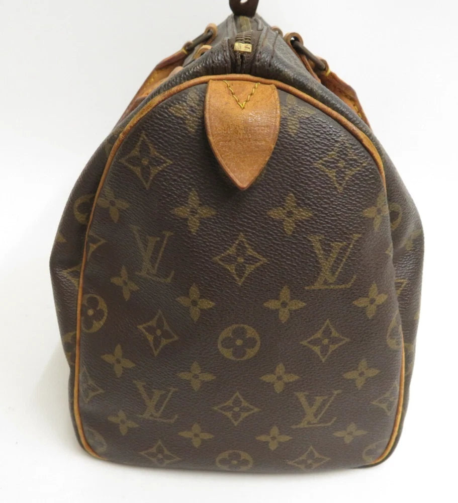 LOUIS VUITTON SPEEDY 30 BAG MONOGRAM CANVAS