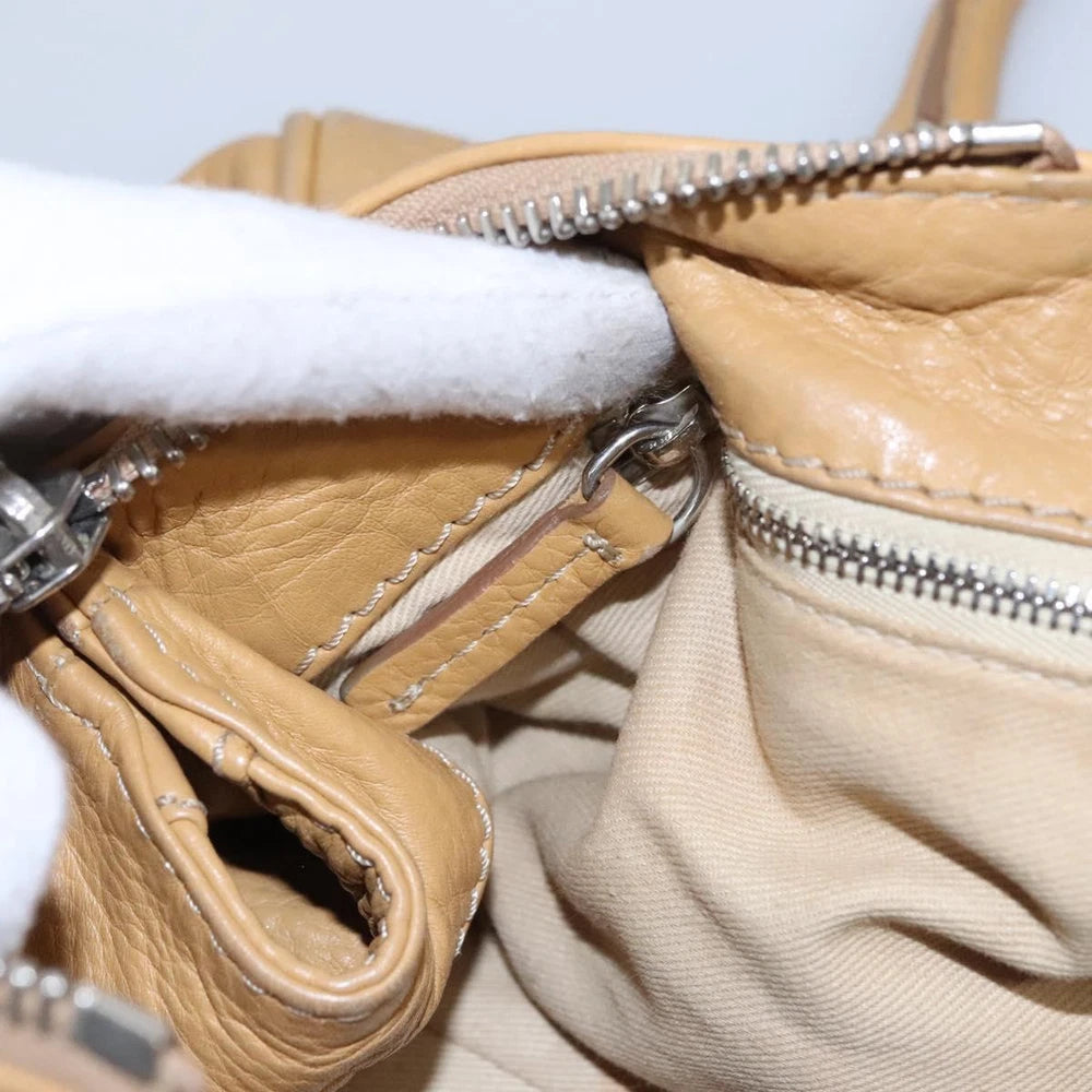 CHLOE PADDINGTON BAG BEIGE LEATHER