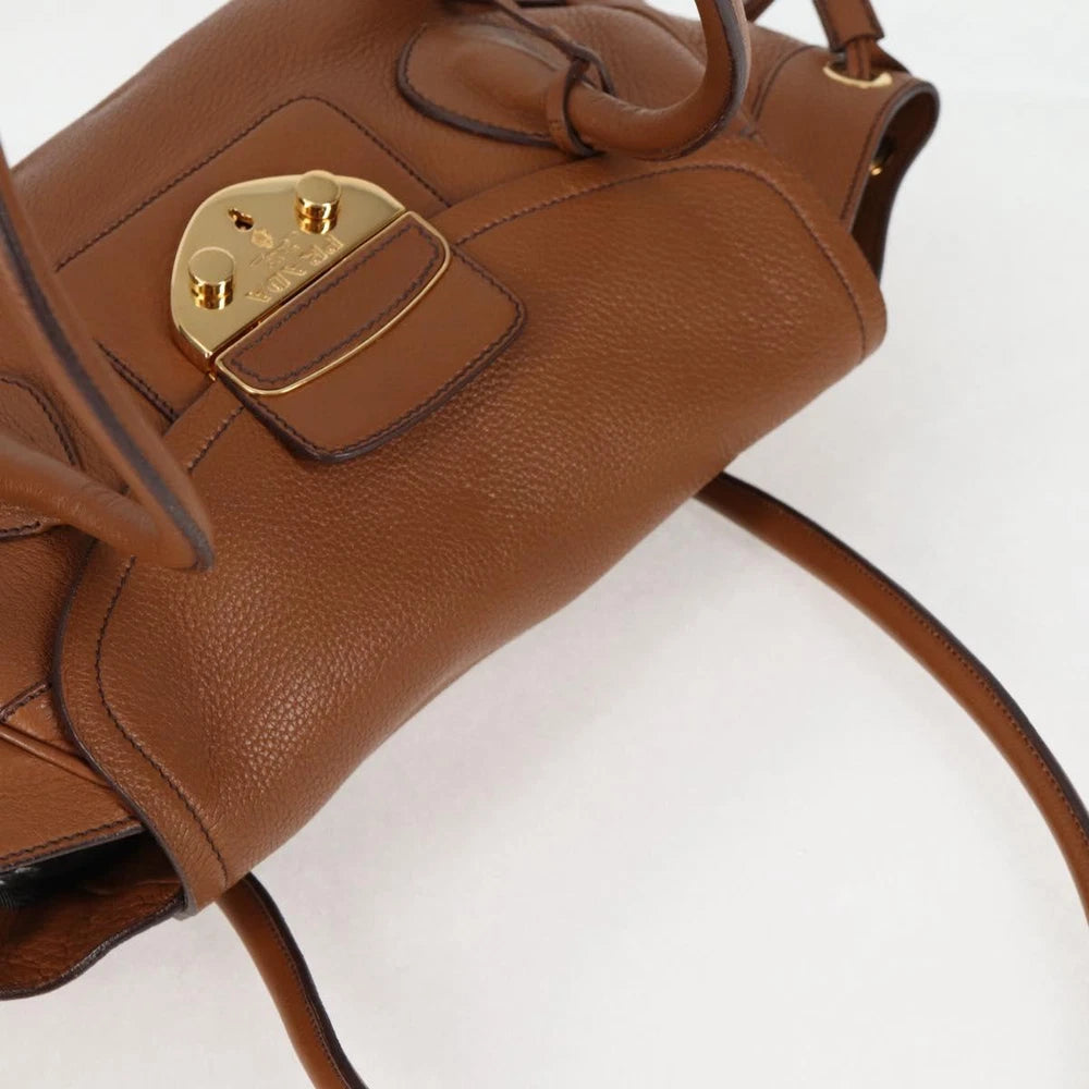 Prada Skulderveske - Brun Skinn