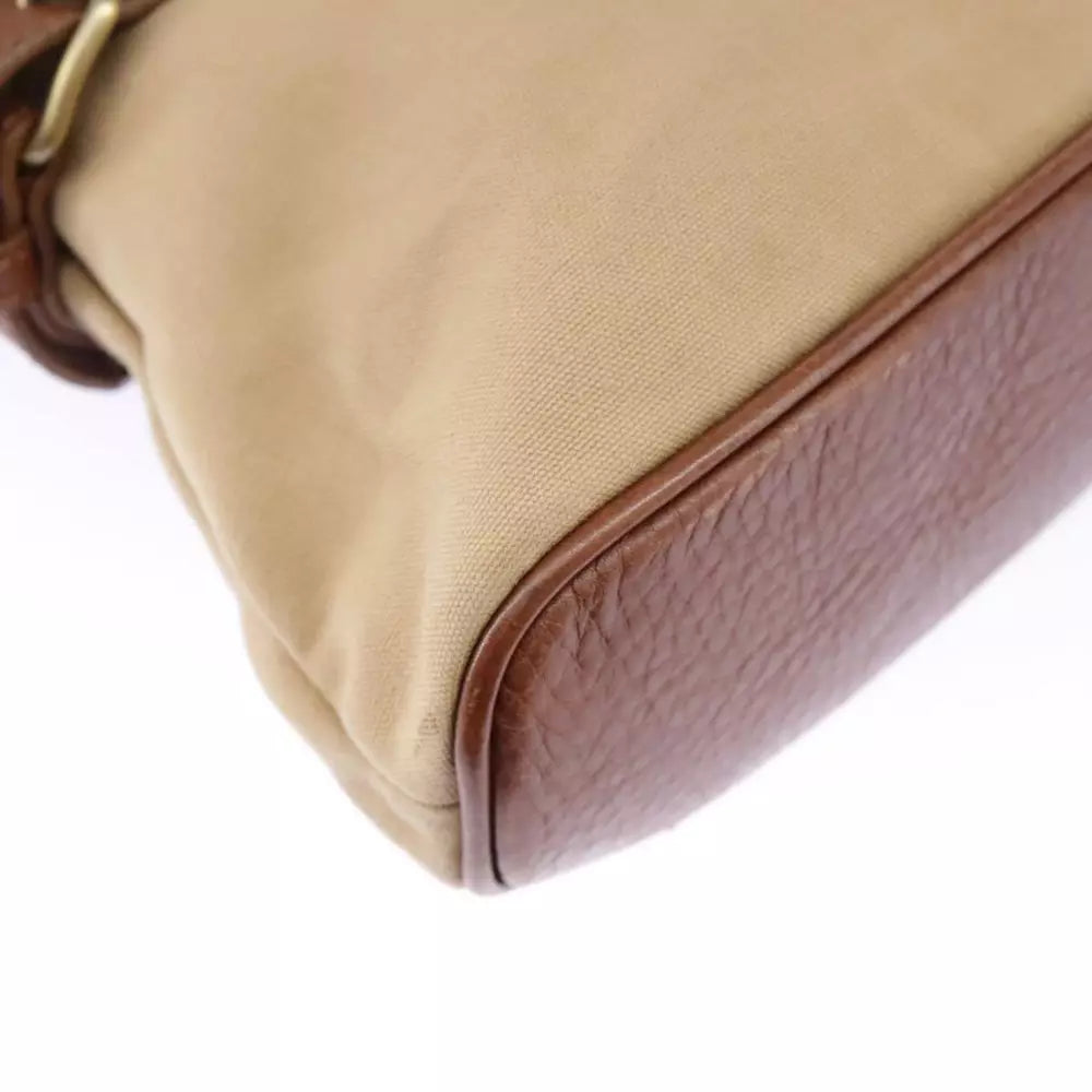 BURBERRY CANVAS SHOULDER BAG