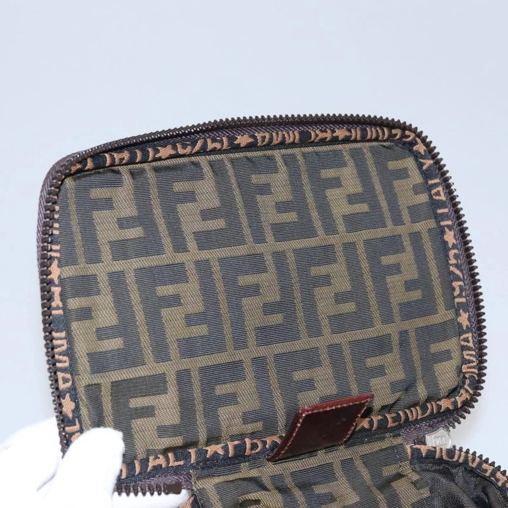 FENDI VANTY POUCH ZUCCA CANVAS