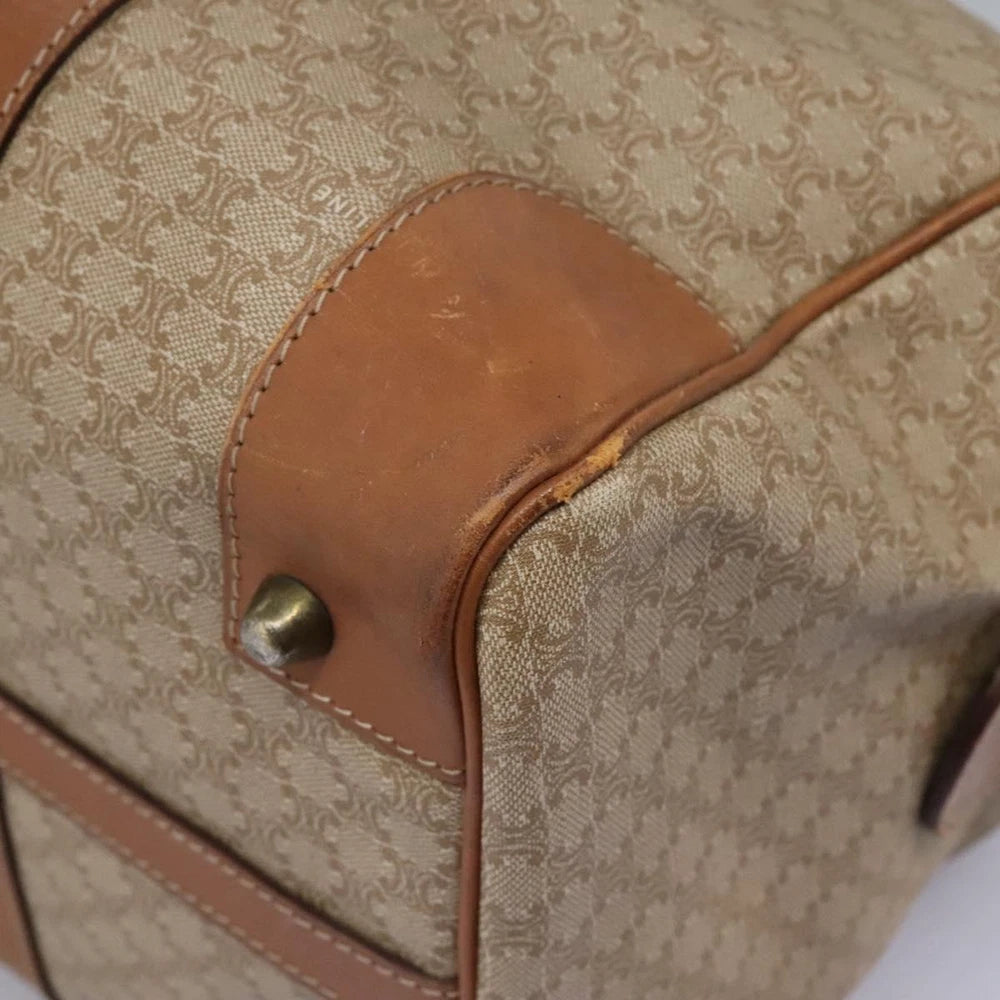 CELINE BOSTON BAG MACADAM CANVAS