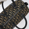 Dior Boston Bag 30 - Navy Trotter Canvas