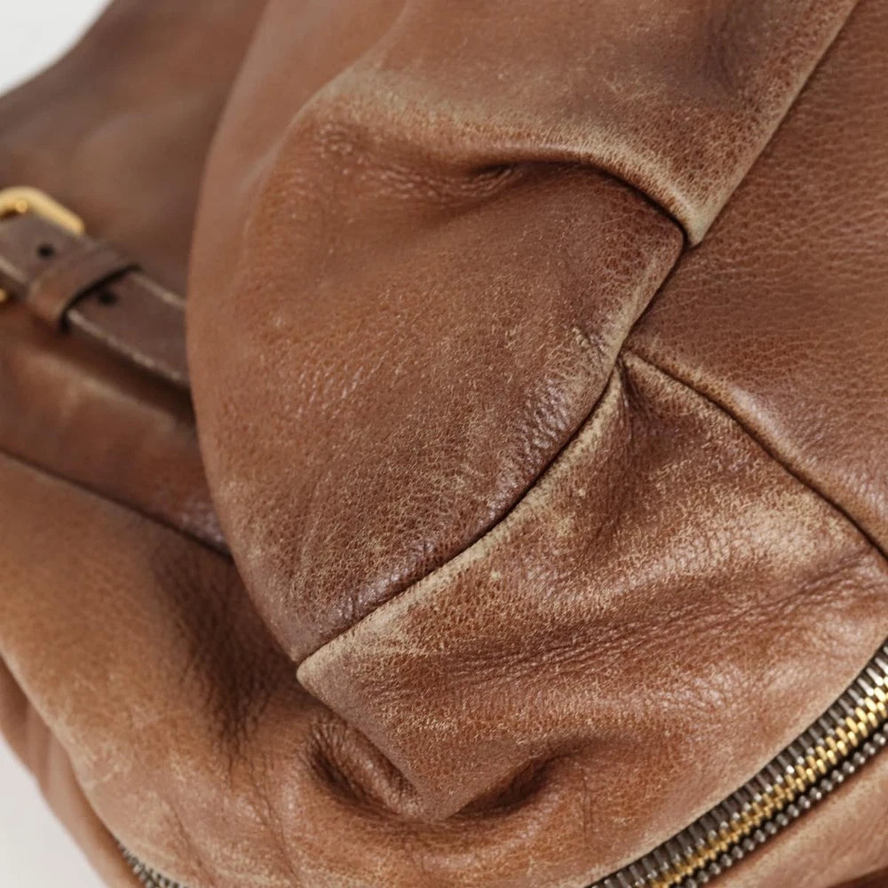 Vintage Prada Veske - Brun Skinn