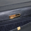 SAINT LAURENT CLUTCH BLACK LEATHER