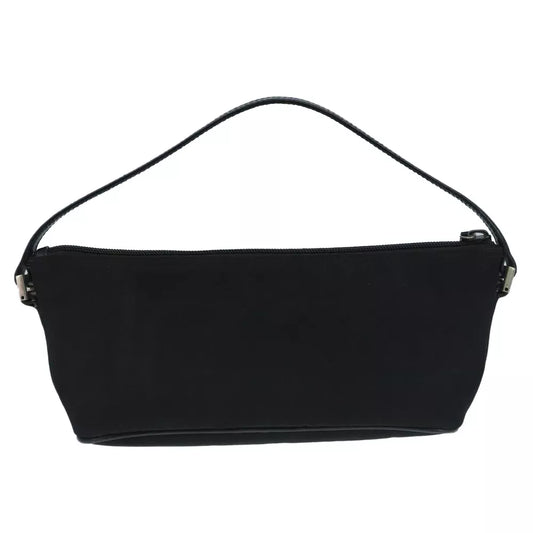 GUCCI BLACK CANVAS SHOULDER BAG - Brands Select