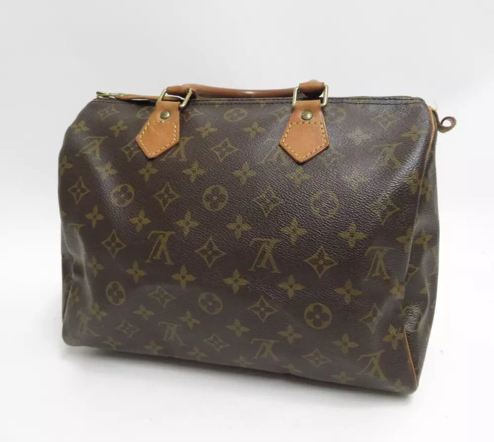 LOUIS VUITTON SPEEDY 30 BAG MONOGRAM CANVAS