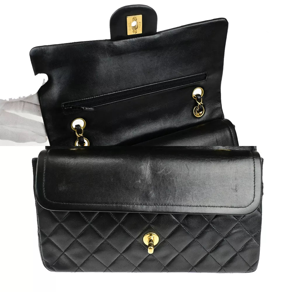 VINTAGE CHANEL MATELASSE 25 DOUBLE FLAP BAG