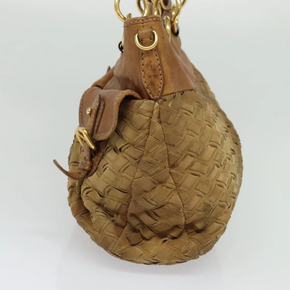 Miu Miu Tote Bag - Brown Suede