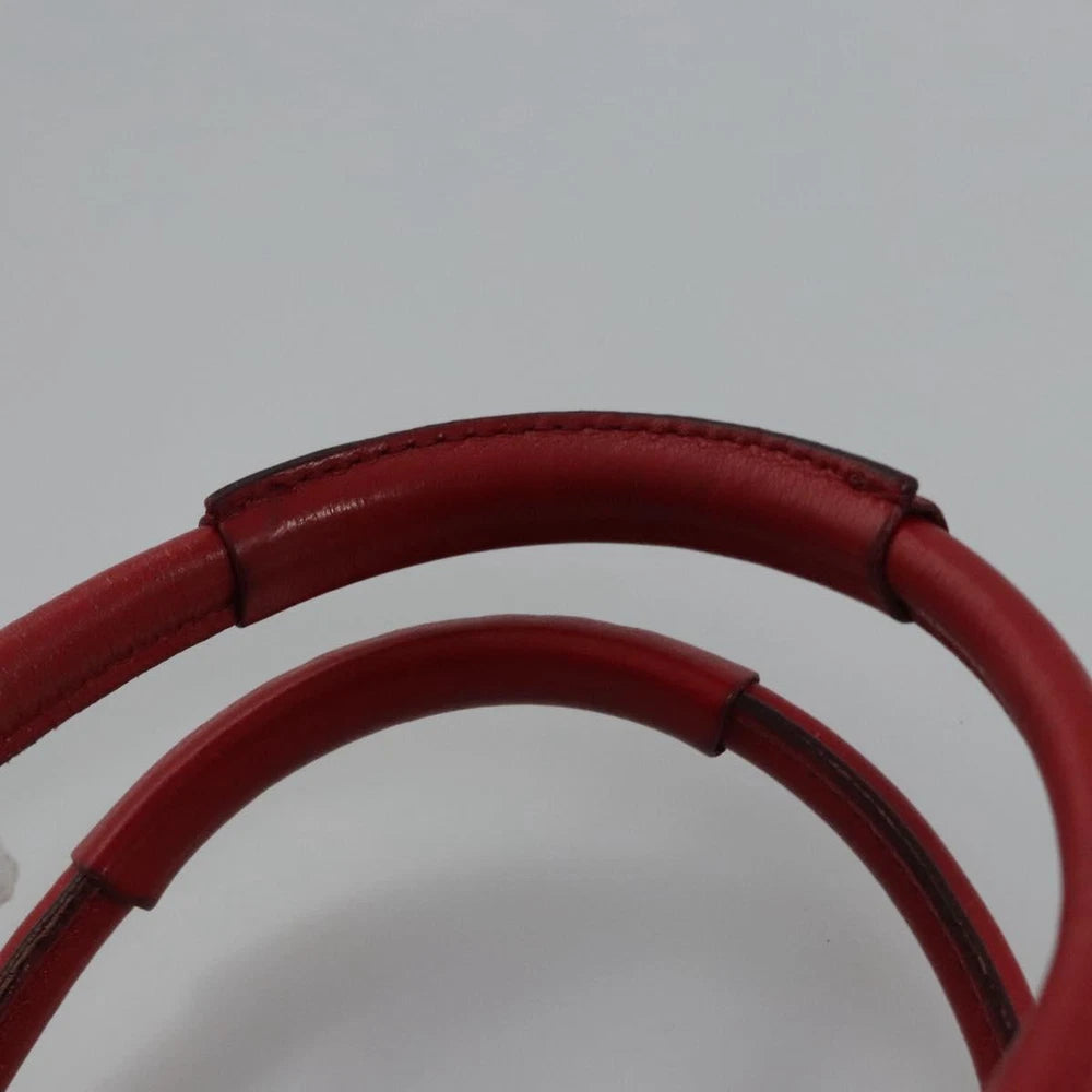 CHLOE PADDINGTON BAG RED LEATHER