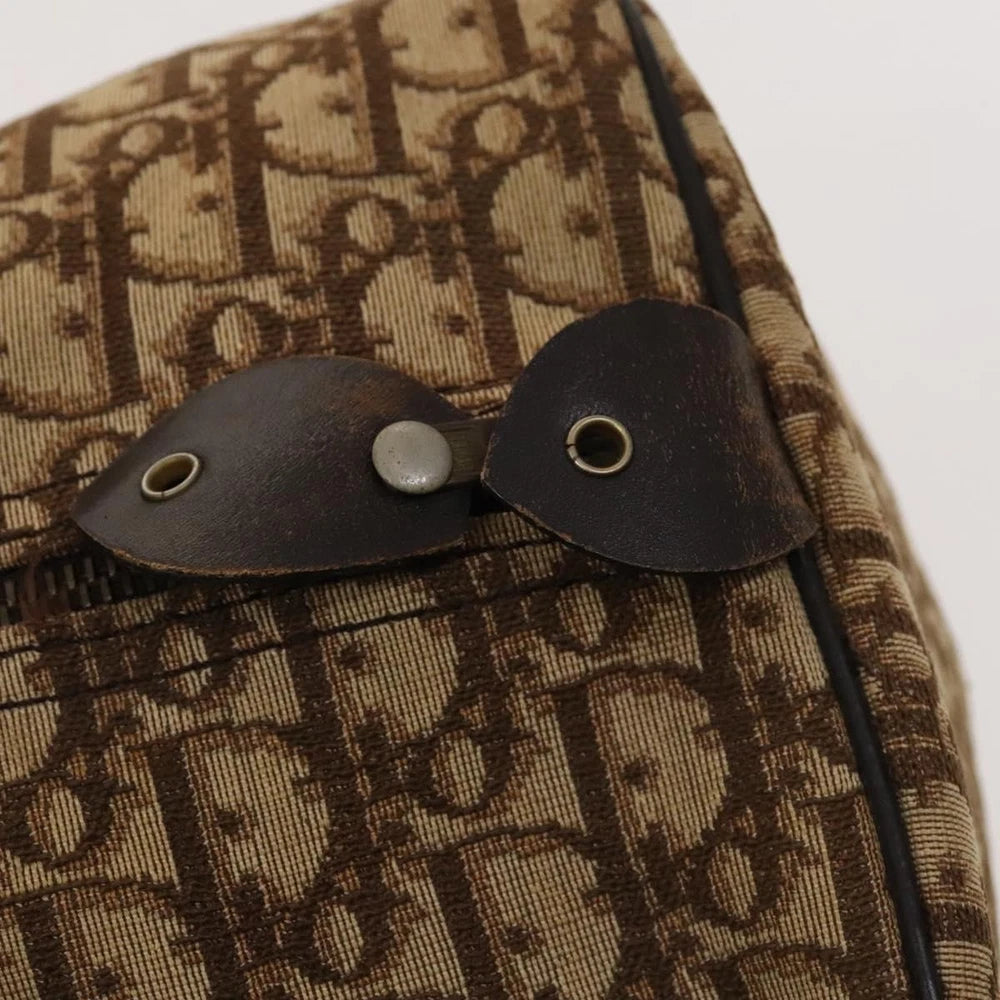 Vintage Dior Boston Bag 40 - Brown Trotter Canvas