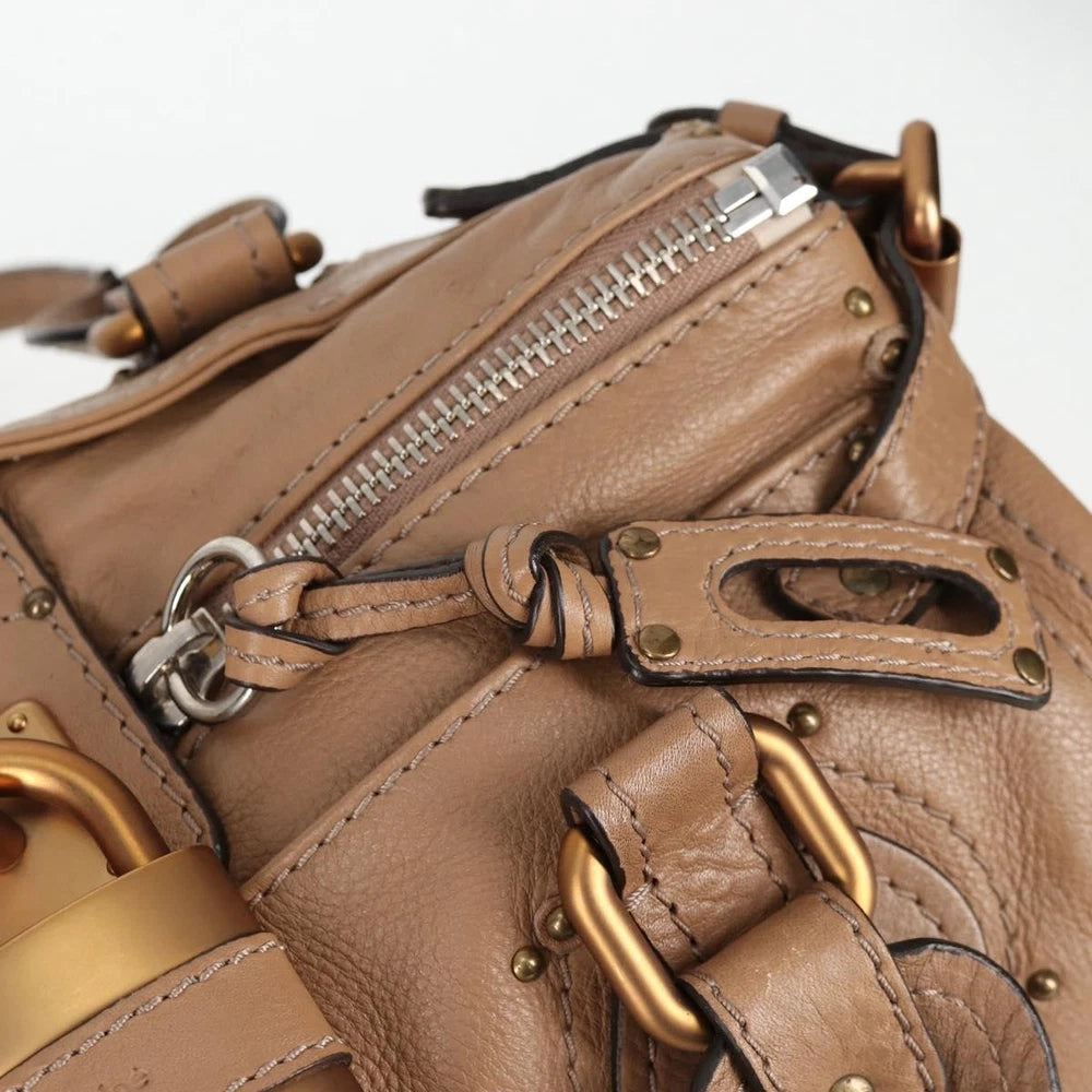 Vintage Chloe Paddington Bag Brun - Leather