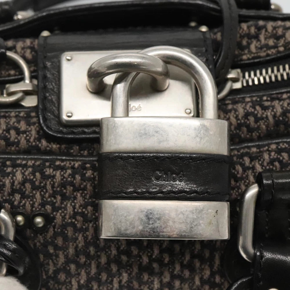 CHLOE MINI PADDINGTON BAG COTTON