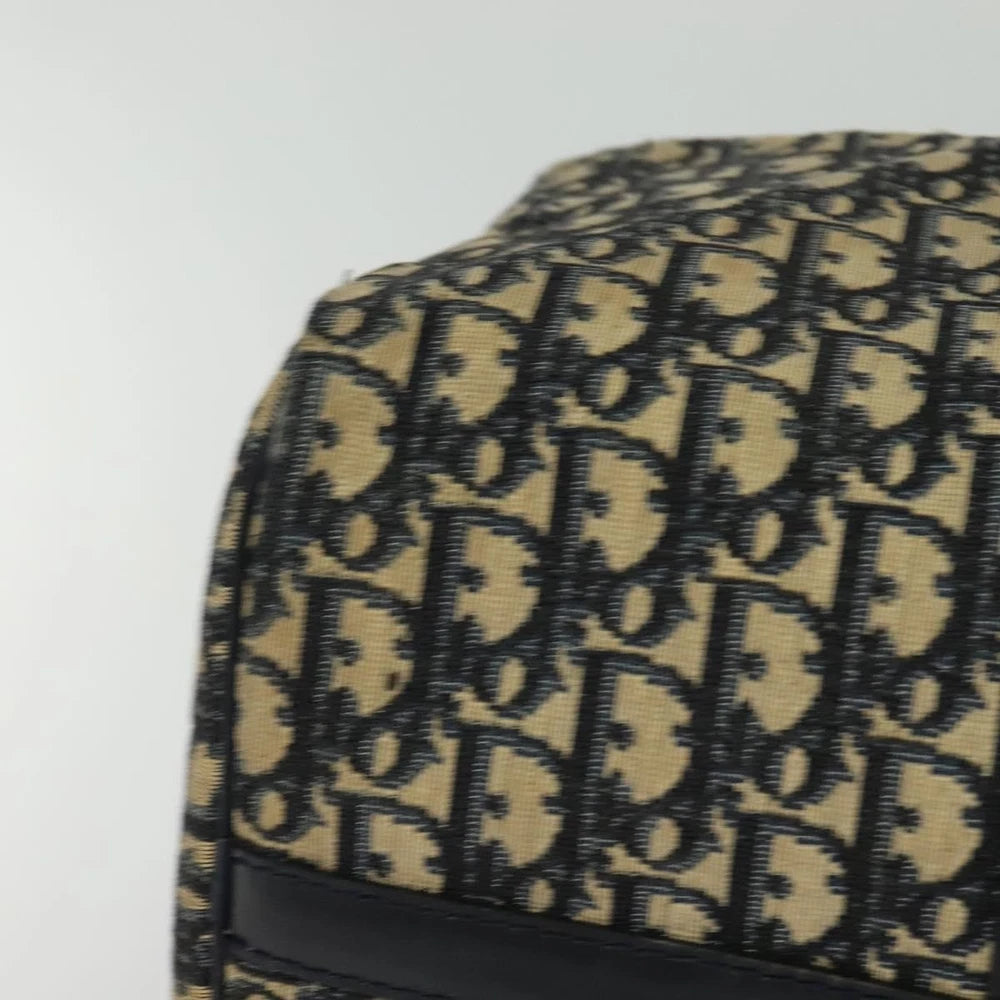 Vintage Dior Boston Bag 40 - Navy Trotter Canvas