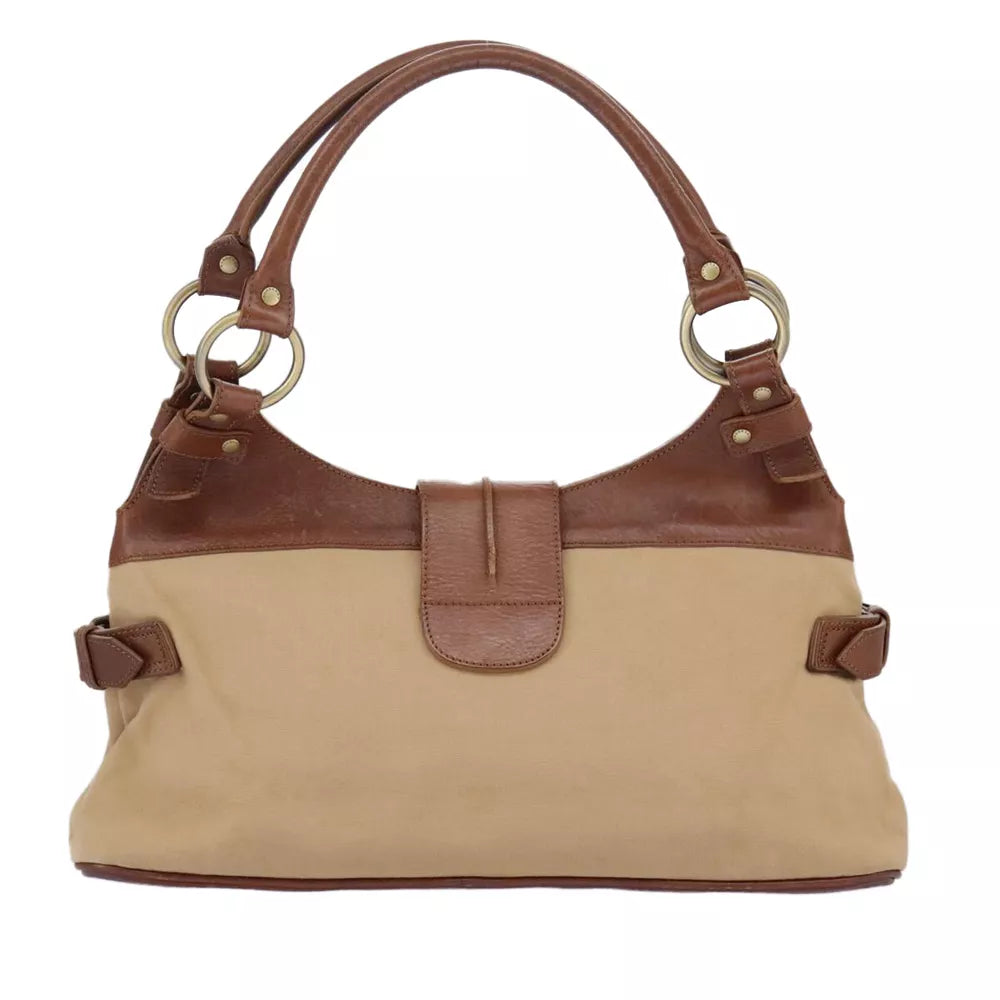 BURBERRY CANVAS SHOULDER BAG
