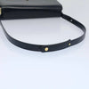 CELINE SHOULDER BAG NAVY LEATHER